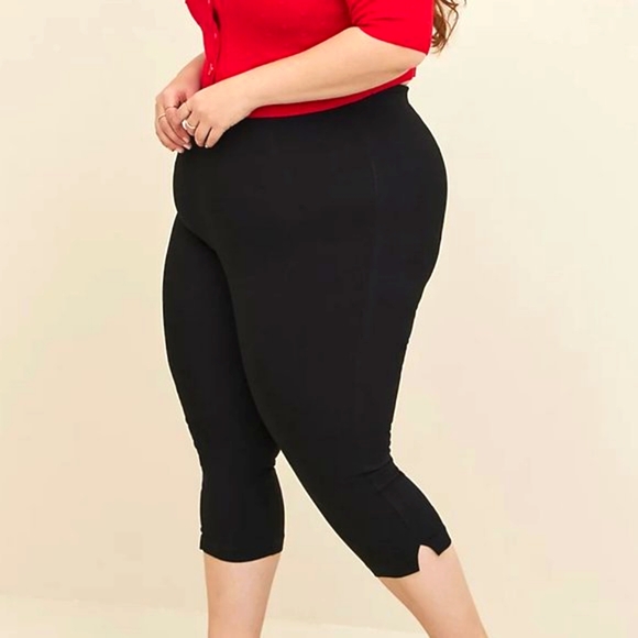 ❤️NWT VINTAGE TORRIID PANT - DISNEY MICKEY MINNIE MOUSE RETRO OFFICE DRESS CAPRI - Picture 2 of 10